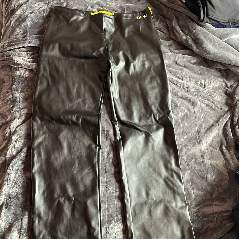 Constructed for Women Leather Trousers